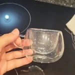 Elegant Double Wall Borosilicate Glass Mug - 350 ml Insulated Delight photo review