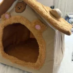 Cozy Foldable Pet House: Washable Cave for Cats & Small Dogs photo review