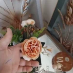 Luxurious Autumn White Silk Roses Bouquet for Timeless Elegance photo review