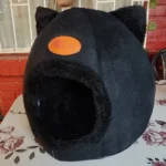 Cozy Cotton Cat Cave: Ultimate Winter Pet Bed Retreat photo review