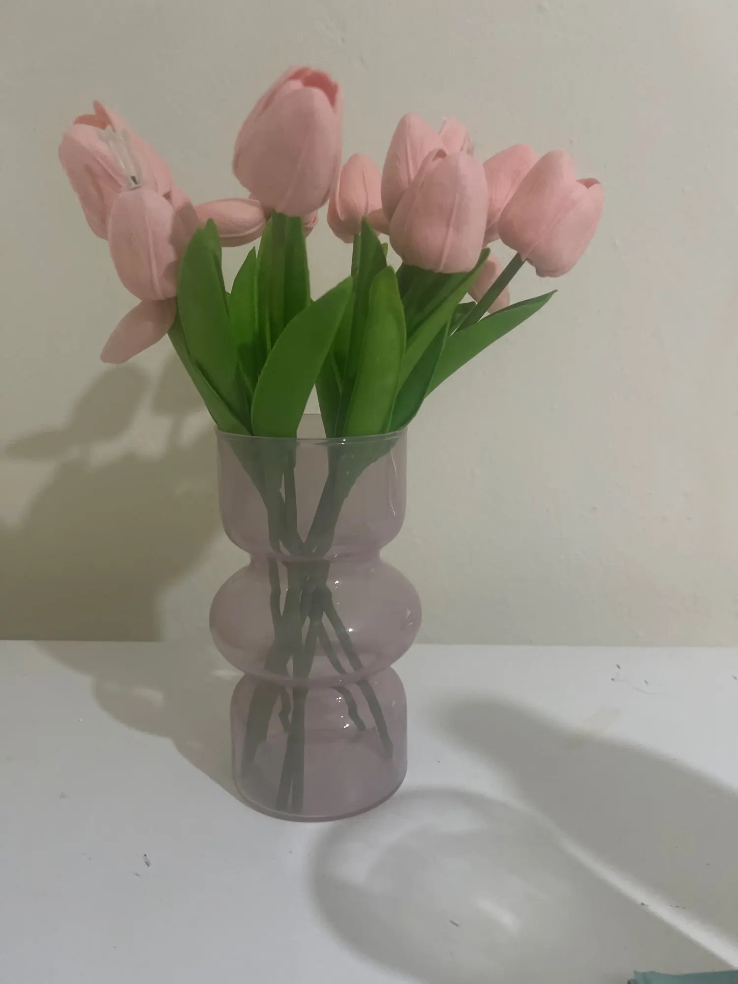 Real Touch Tulip Faux Flower Bouquets - 5 or 10 Pcs for Home Elegance photo review