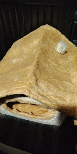 Cozy Foldable Pet House: Washable Cave for Cats & Small Dogs photo review