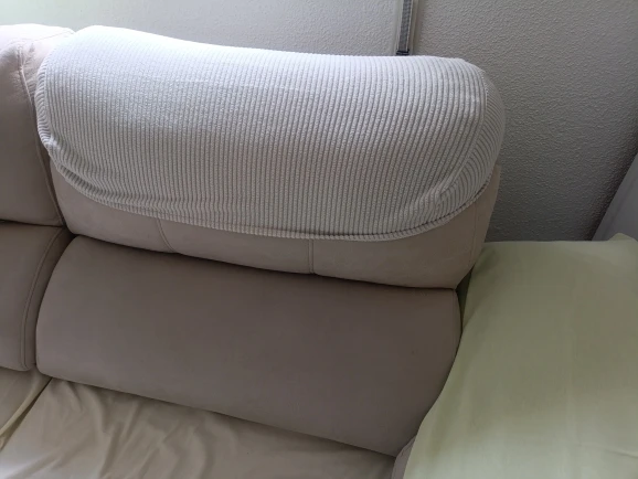 Elegant Jacquard Sofa Seat Cover - Easy-Clean Stripe Design photo review