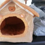 Cozy Foldable Pet House: Washable Cave for Cats & Small Dogs photo review