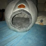 Cozy Cotton Cat Cave: Ultimate Winter Pet Bed Retreat photo review