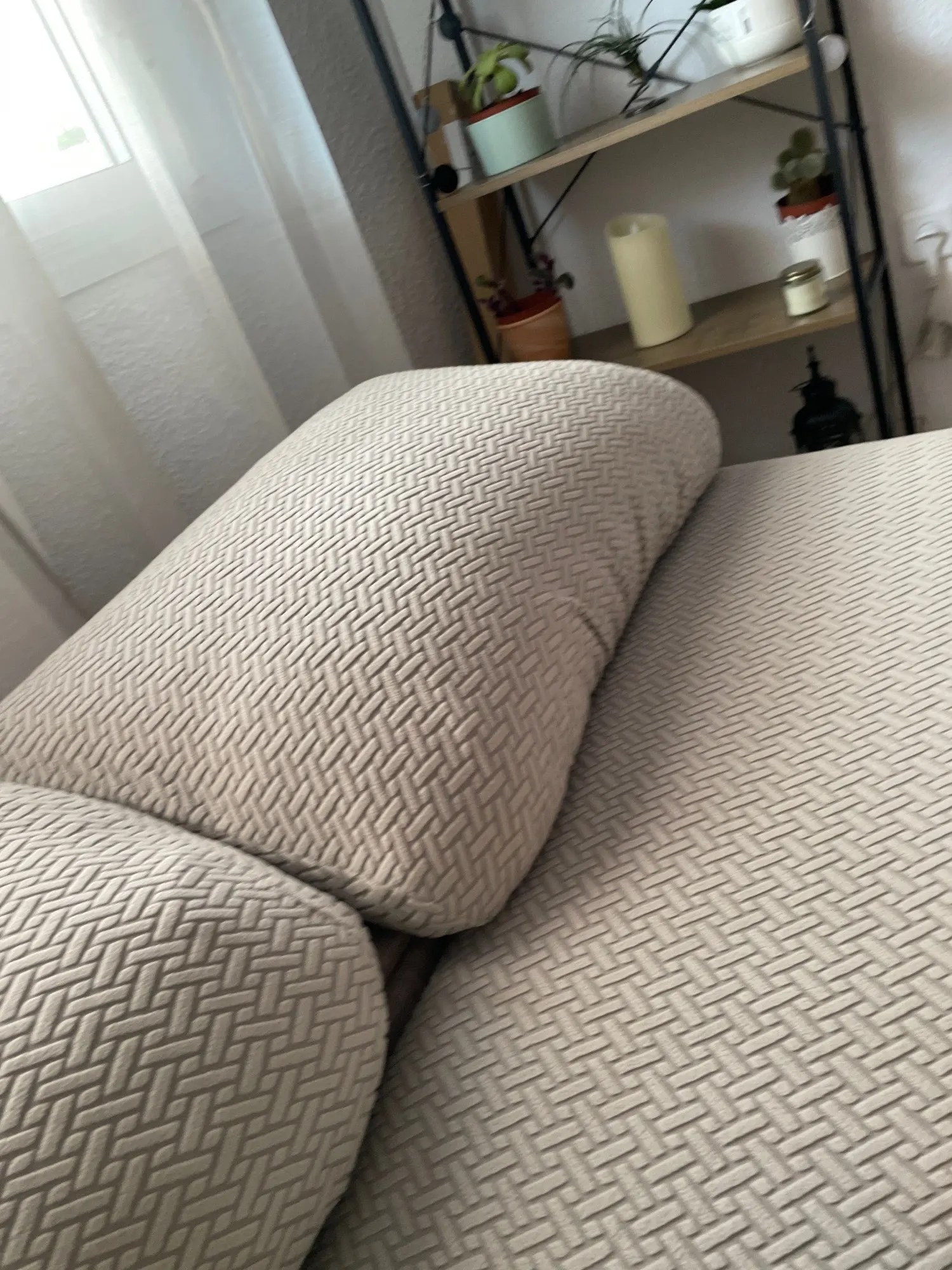 Elegant Jacquard Sofa Cover - Soft, Stretchy Protection for All Sofas photo review