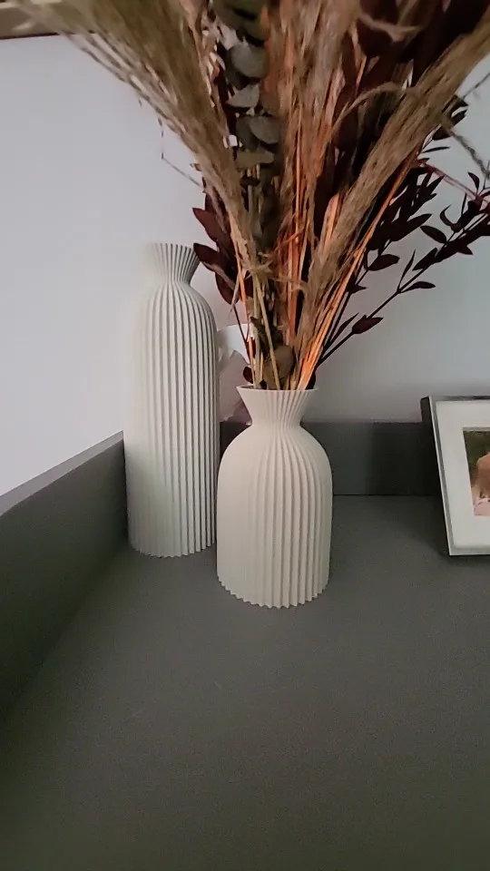 Modern Black Plastic Vase - Chic Boho Decor for Every Room photo review