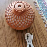 Fire Flame Wood Grain Aroma Diffuser - Soothing Mist & Style photo review