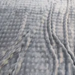 Plush White Striped Faux Rabbit Fur Throw Blanket for Cozy Comfort photo review