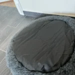 Plush Donut Cat Bed: Cozy, Washable Comfort for Pets photo review