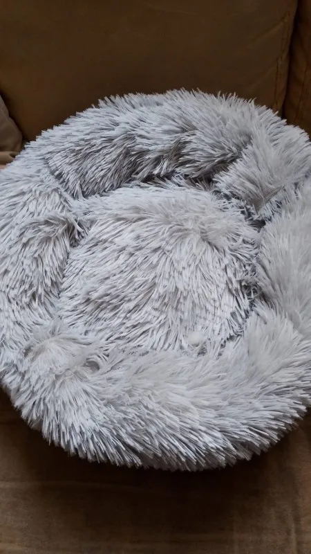 Home Plush Pet Nest Winter Cat Nest Dog Nest Warm Detachable and Washable Round Cat Nest Pet Bed Seasonal Universal Decoration photo review