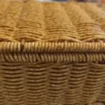 Bohemian Imitation Rattan Storage Basket - Woven Storage Box, Dust-proof Cutlery Frame, Home Decoration Basket Kitchen Organizer photo review