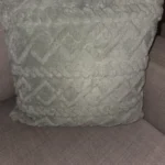 Cozy Geometric Plush Throw Pillow Covers for Farmhouse Chic photo review