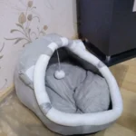 Cozy Cotton Cat Cave: Warm Pet Bed for Cats & Small Dogs photo review