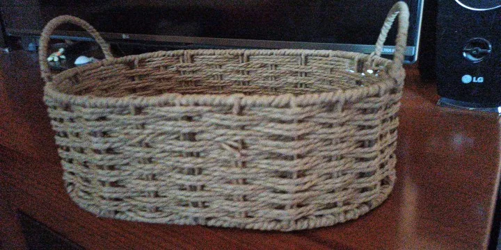 Handwoven Storage Baskets with Handles - Stylish Home Organizer photo review