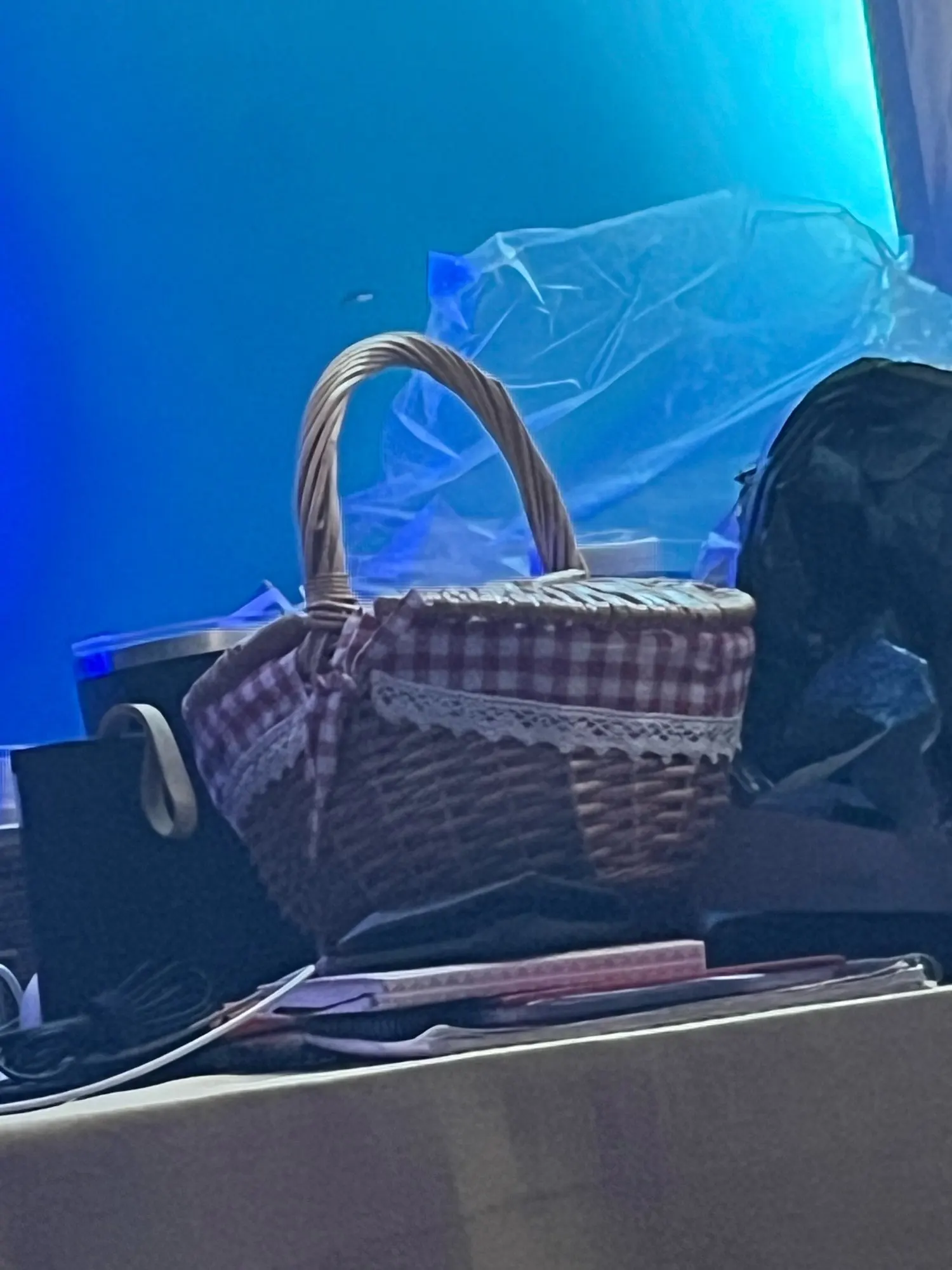 Charming Handmade Wicker Picnic Basket for Outdoor Adventures photo review