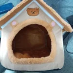 Cozy Foldable Pet House: Washable Cave for Cats & Small Dogs photo review