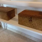 Handmade Seagrass Woven Storage Box Seaweed Storage Finishing Basket with Lid Sundry Bath Cosmetic Towel Container mx01161829 photo review