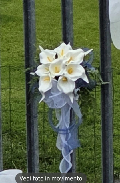 Elegant White Calla Lily Bouquets - Set of 3, 5, or 10 photo review