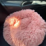 Plush Donut Cat Bed: Cozy, Washable Comfort for Pets photo review