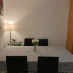 Chic Cotton Linen Stripe Tablecloth with Tassels for Dining Elegance photo review