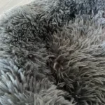 Plush Donut Cat Bed: Cozy, Washable Comfort for Pets photo review