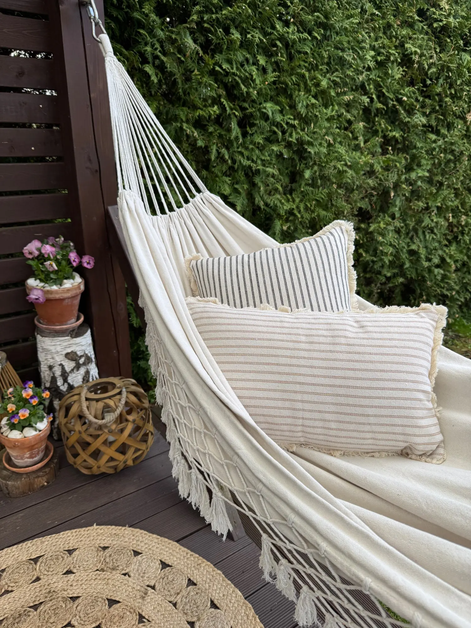 Cozy Striped Throw Pillow Cover - Stylish Home Decor Accent photo review