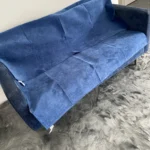 Dark Blue Chenille Sofa Cover - Waterproof & Non-Slip Comfort photo review