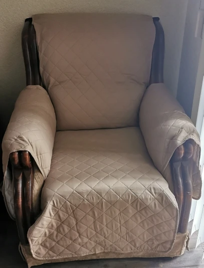 Luxurious 1-Seater Recliner Cover for Pets & Kids - Non-Slip photo review