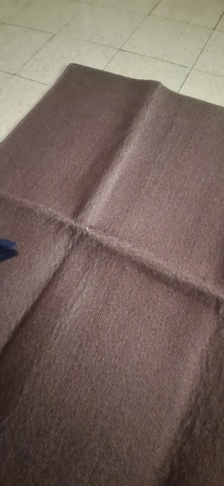 Elegant Brown Retro Area Rug for Living Room & Bedroom Comfort photo review