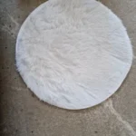 Ultra Cozy Fluffy White Round Rug for Chic Home Decor photo review