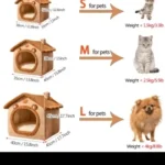 Cozy Foldable Pet House: Washable Cave for Cats & Small Dogs photo review