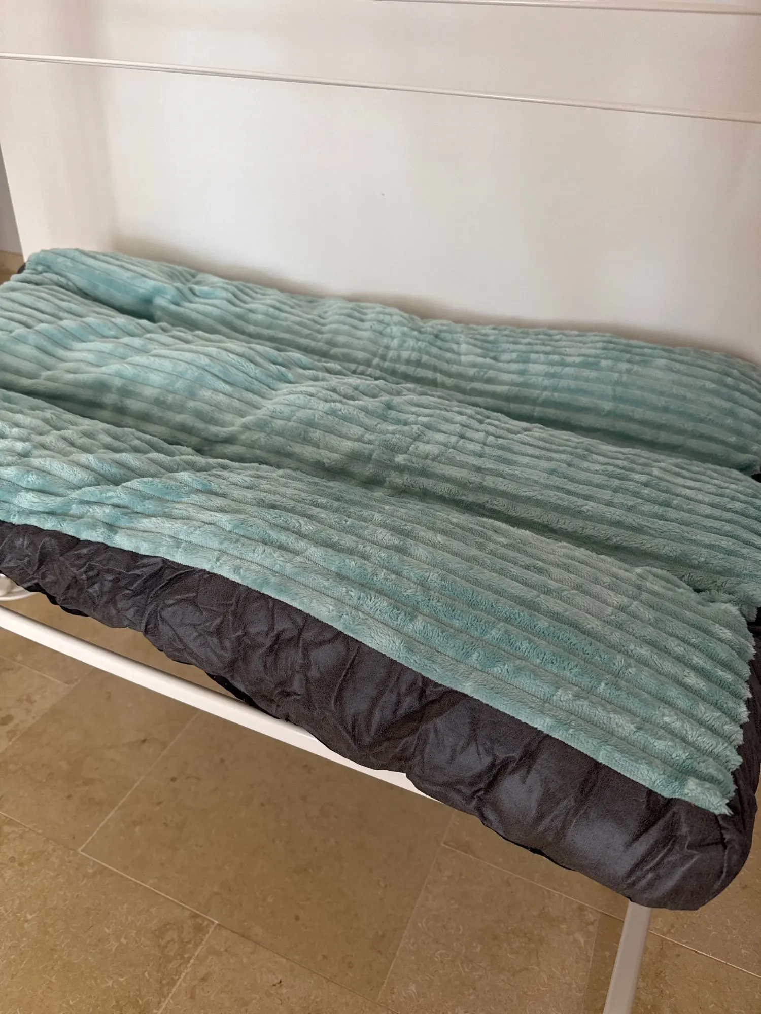 Cozy Corduroy Dog Bed - Detachable & Washable Comfort Mat photo review