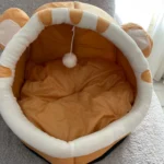 Cozy Cotton Cat Cave: Warm Pet Bed for Cats & Small Dogs photo review