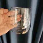 Elegant Double Wall Borosilicate Glass Mug - 350 ml Insulated Delight photo review