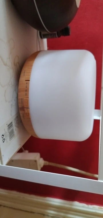 Mini Size Wood Grain Aroma Diffuser Usb Essential Oil Humidifier With Colorful Night Lights Air Humidifier Machine 500ml Home photo review