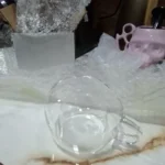 Elegant Double Wall Borosilicate Glass Mug - 350 ml Insulated Delight photo review