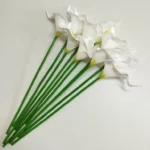 Elegant White Calla Lily Bouquets - Set of 3, 5, or 10 photo review