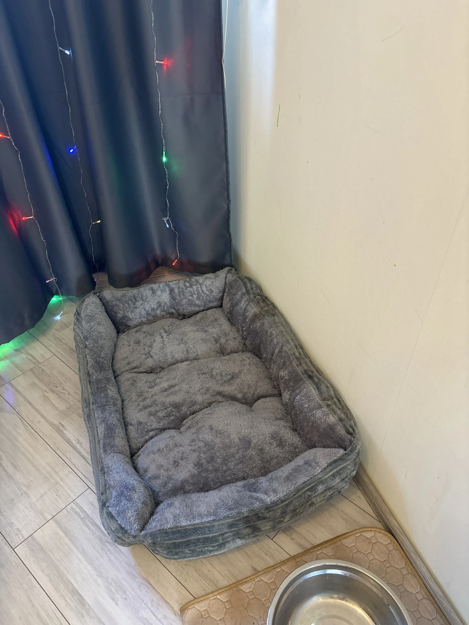 Bed for Dog Cat Pet Square Plush Kennel Medium Small Dog Sofa Bed Cushion Pet Calming Dog Bed House Pet Supplies Accessories photo review