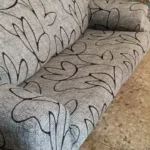 Colorful Knit Sofa Cover with Skirt for Full Coverage Comfort photo review