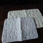 Luxurious Cobblestone Non-Slip Memory Foam Bath Mat photo review