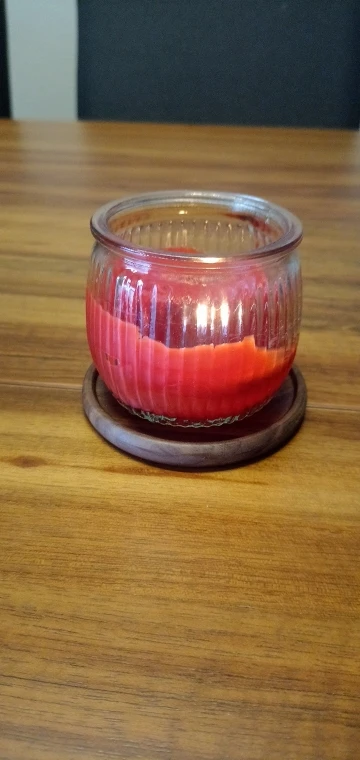 Set of 2 Durable Walnut & Beech Wooden Coasters for Hot Drinks photo review