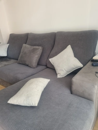 Elegant Jacquard Sofa Seat Cover - Easy-Clean Stripe Design photo review