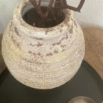 Vintage Handmade Rustic Clay Pottery Vase - 21.5 CM Charm photo review