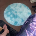 Ultra Cozy Fluffy White Round Rug for Chic Home Decor photo review