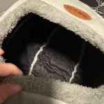 Cozy Cotton Cat Cave: Ultimate Winter Pet Bed Retreat photo review