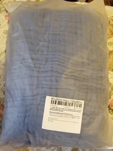 Breathable 100% Cotton Muslin Throw Blanket for Cozy Living photo review