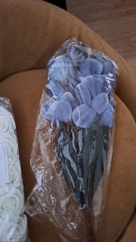 Elegant Magnolia Silk Flower Set - 5 Forks, 20 Heads for Home Decor photo review