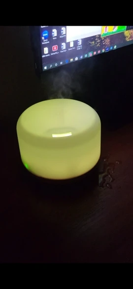 Mini Size Wood Grain Aroma Diffuser Usb Essential Oil Humidifier With Colorful Night Lights Air Humidifier Machine 500ml Home photo review