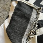 Chic Boho Chenille Sofa Towel with Tassels - Versatile Beach & Picnic Blanket photo review